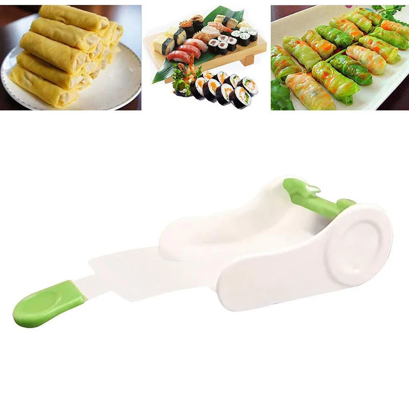 Spring Roll Wrapper - Creatieve groente-vleesrolletjesmachine, gevulde druiven-groentebladerenrolmachine, sushimaker, keukenaccessoire