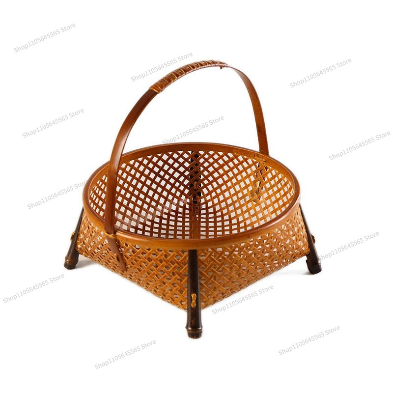 Dim Sum Basket - Voor bamboeproducten: handgemaakte bamboe geweven mand,