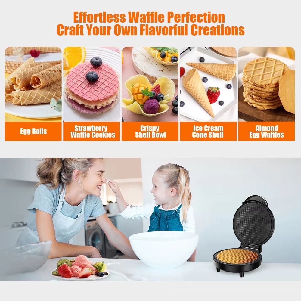 Anti-aanbak ijsconemachine, ma - Waffle Cone Maker recensie en prijs