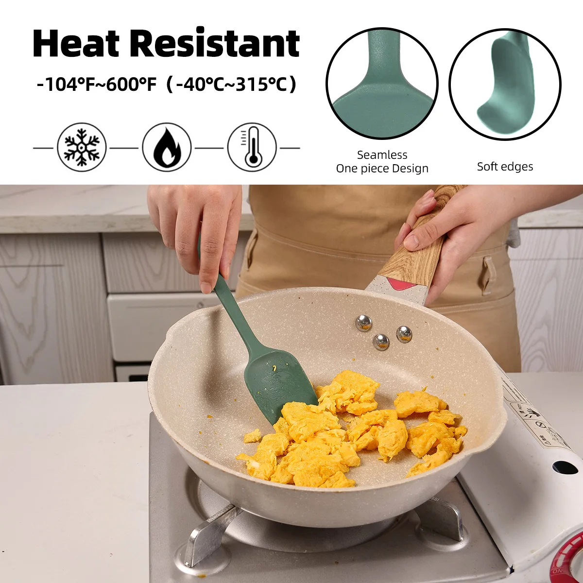 Siliconen bakgereedschapset 6- - Okonomiyaki Spatula recensie en prijs
