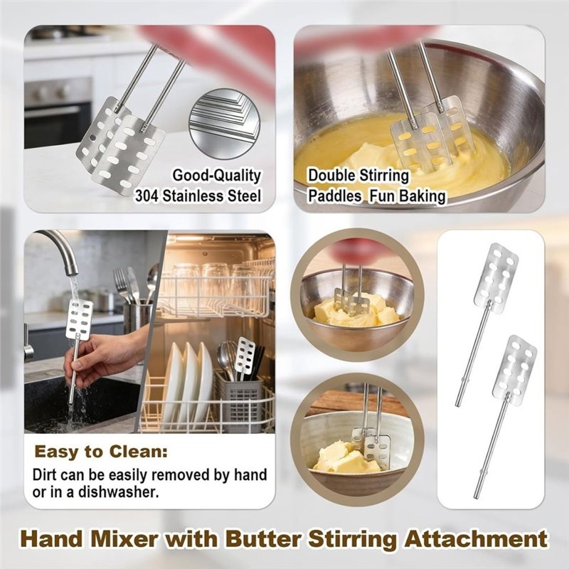 A83G-2Pcs Vervangingsset voor  - Kitchenaid Mixer Hand Mixer recensie en prijs