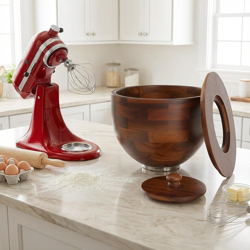 ◉ Houten mengkom voor Kitchen  - Kitchenaid Mixer Hand Mixer recensie en prijs