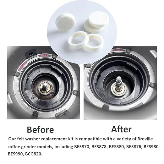 Vervangende vilten wasring com - Breville Espresso Bes870 recensie en prijs